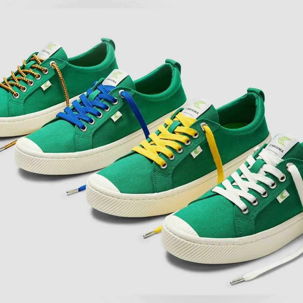 NIB Cariuma OCA Low Green Canvas Sneaker